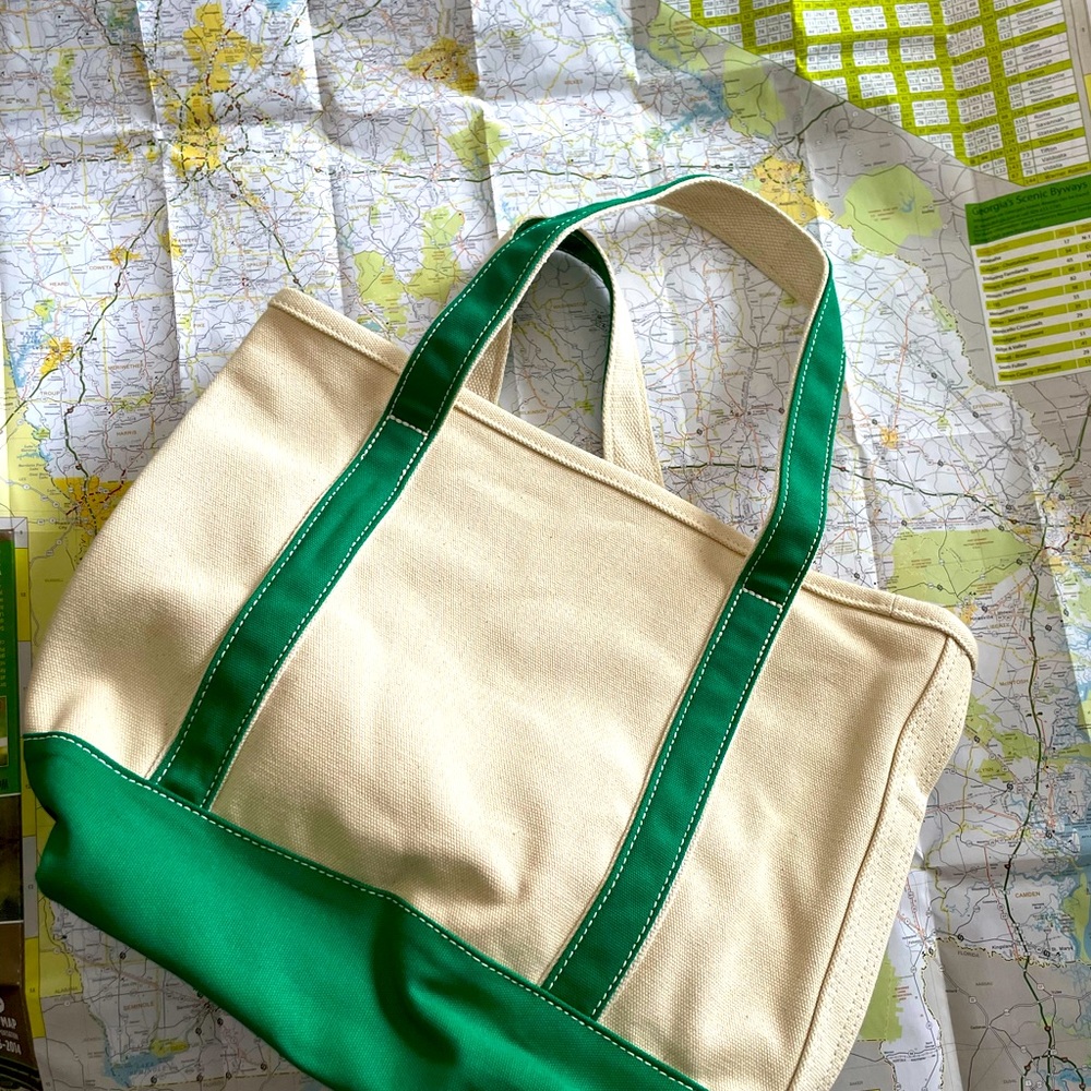 Land End Medium Canvas Open TopTote Bag